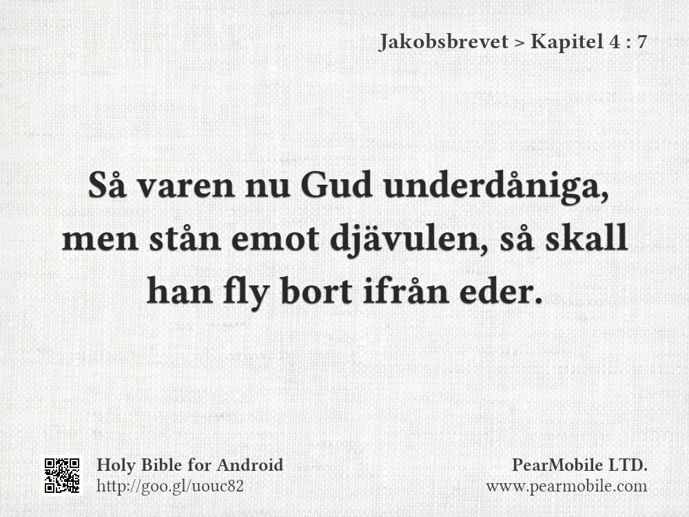 Jakobsbrevet, Kapitel 4:7
